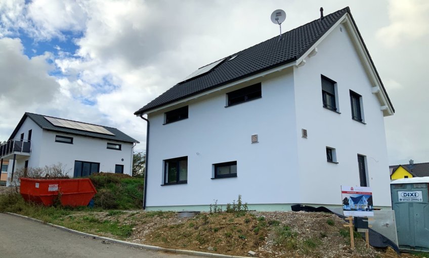 Die Bauherren haben sich inzwischen in ihrem neuen Haus eingerichtet. 