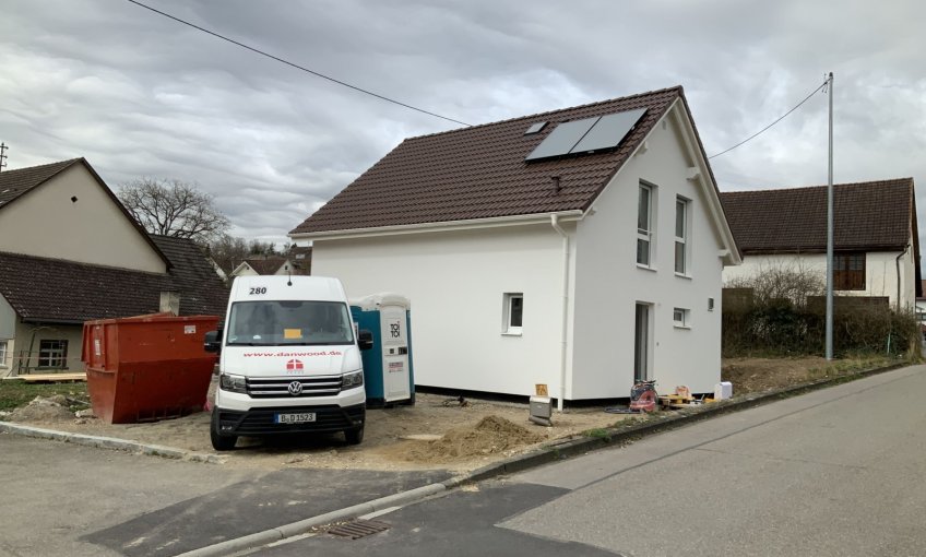 Geschafft!! Als nächstes kann Familie M. einziehen.
