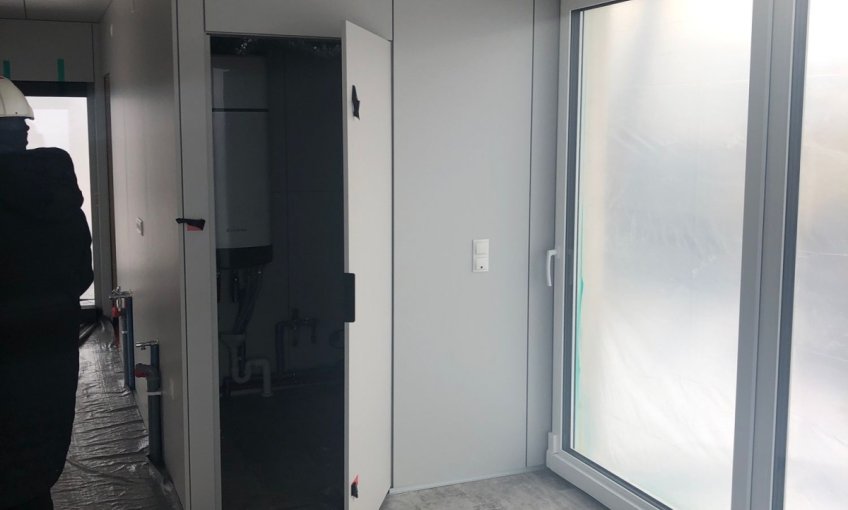 Jetzt dauert es nicht mehr lange und der Innenausbau ist fertig.