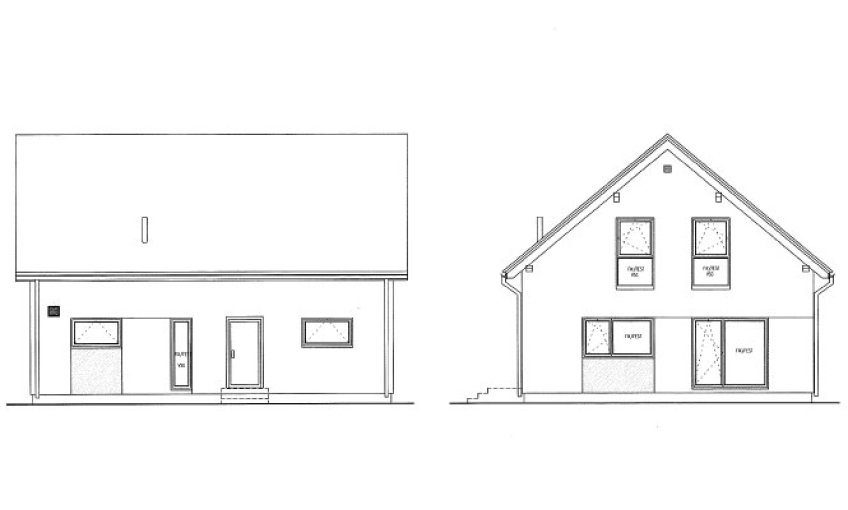 Auf einer Wohnfläche von ca. 150 m² haben die Bauherren die individuelle Planung ihres Hauses auf das Grundstück angepasst. Alle Wünsche und Ansprüche der Familie wurden bei der Hausplanung berücksichtigt.