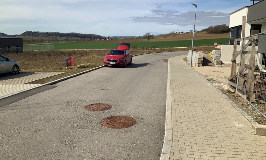 Bald beginnen die Baustellenvorbereitungen auf dem Grundstück in Hilzingen.