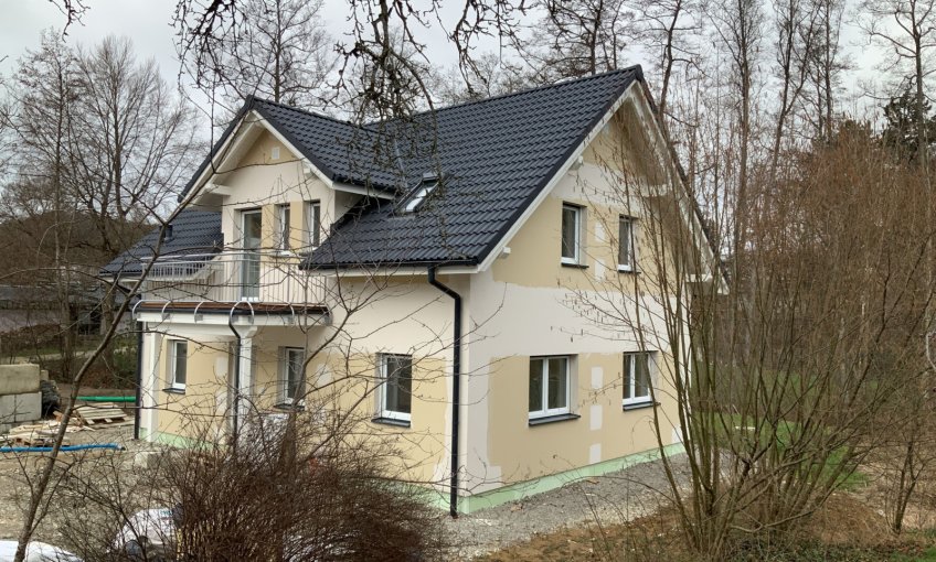 Endspurt! Bald können die Bauherren ihr Traumhaus beziehen.