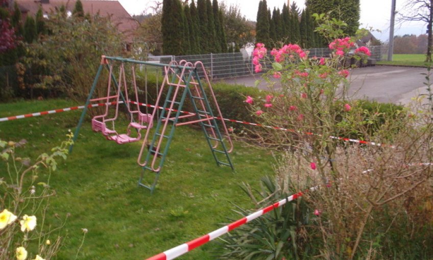 Baustellenvorbereitung: Das Grundstück wurde vorbereitet.