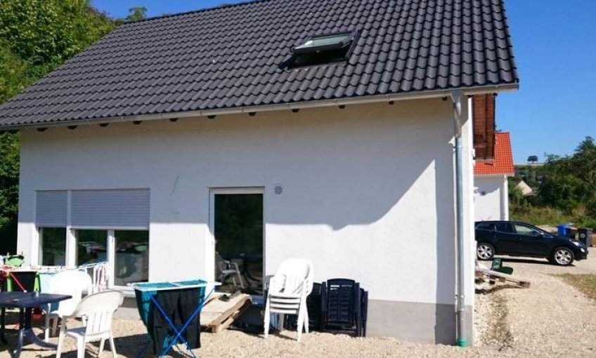 Das Haus ist fertig.