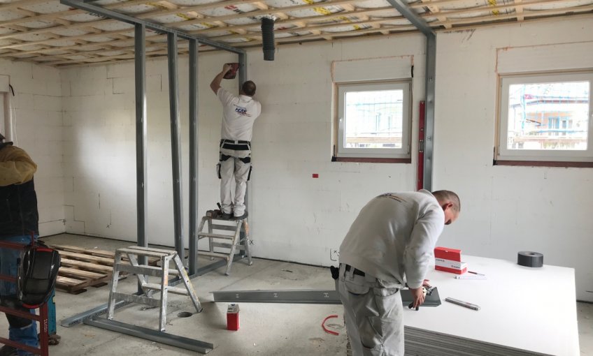 Der Innenausbau beginnt!