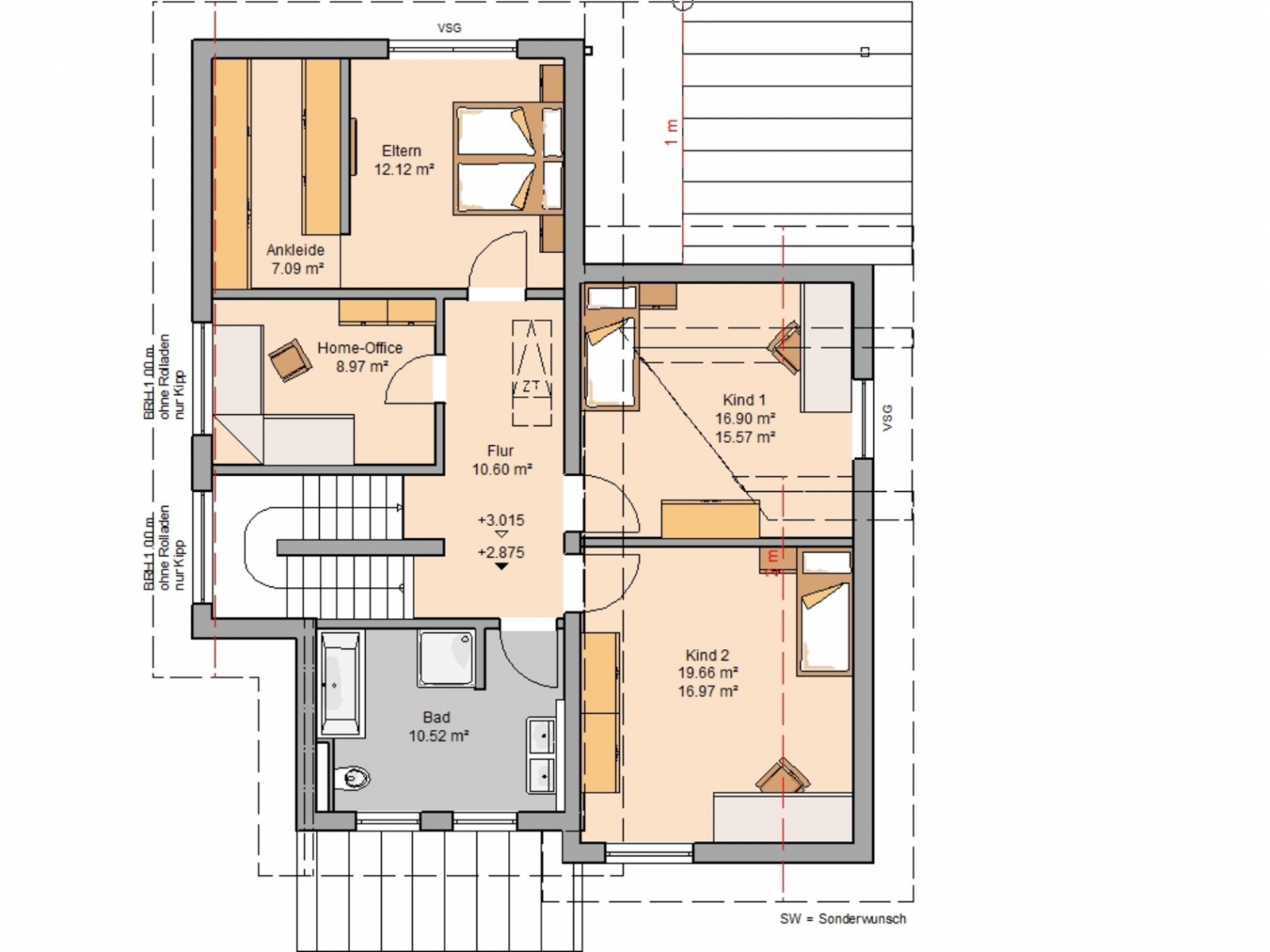 Akzent mit Einliegerwohnung