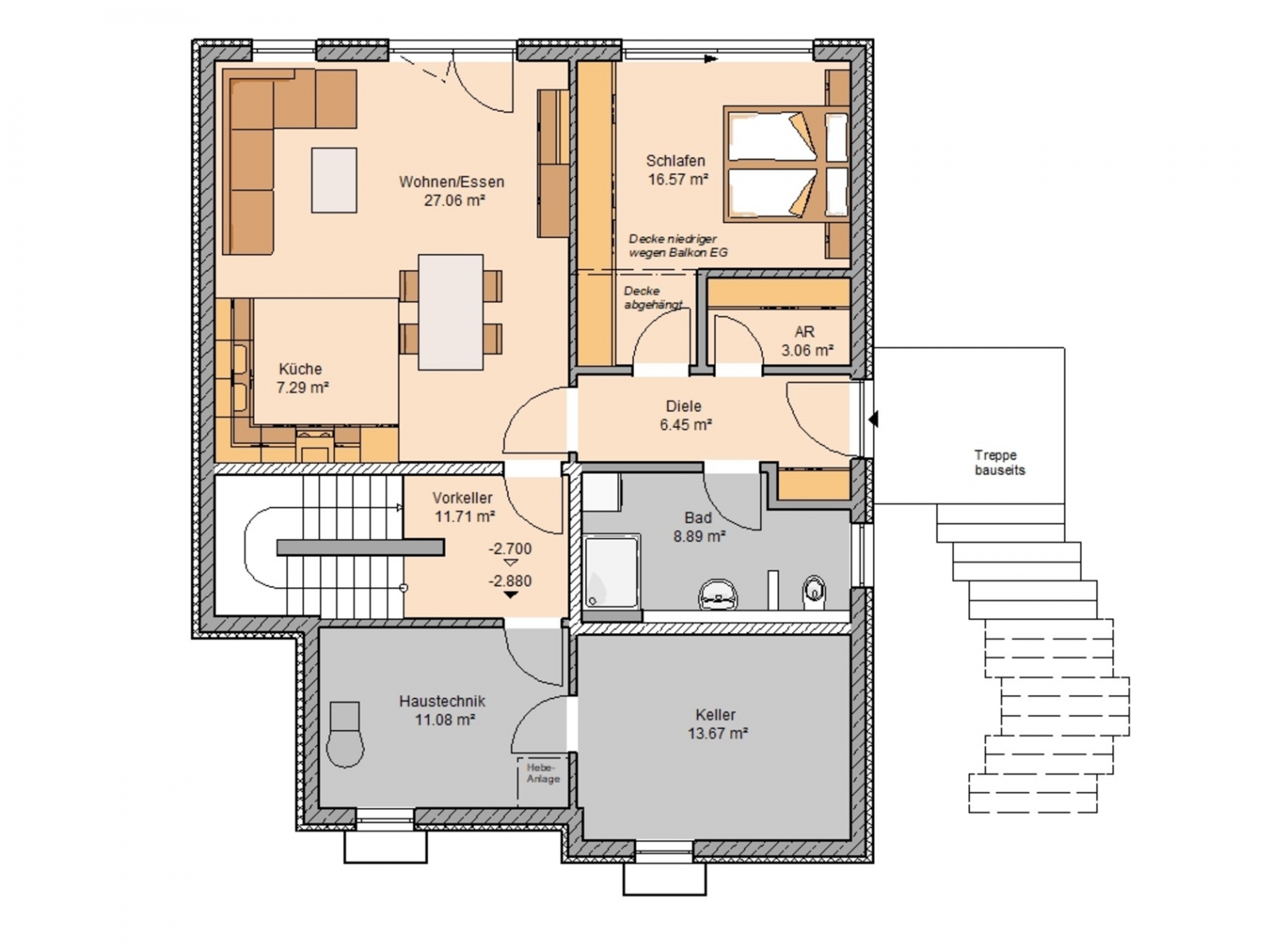 Akzent mit Einliegerwohnung