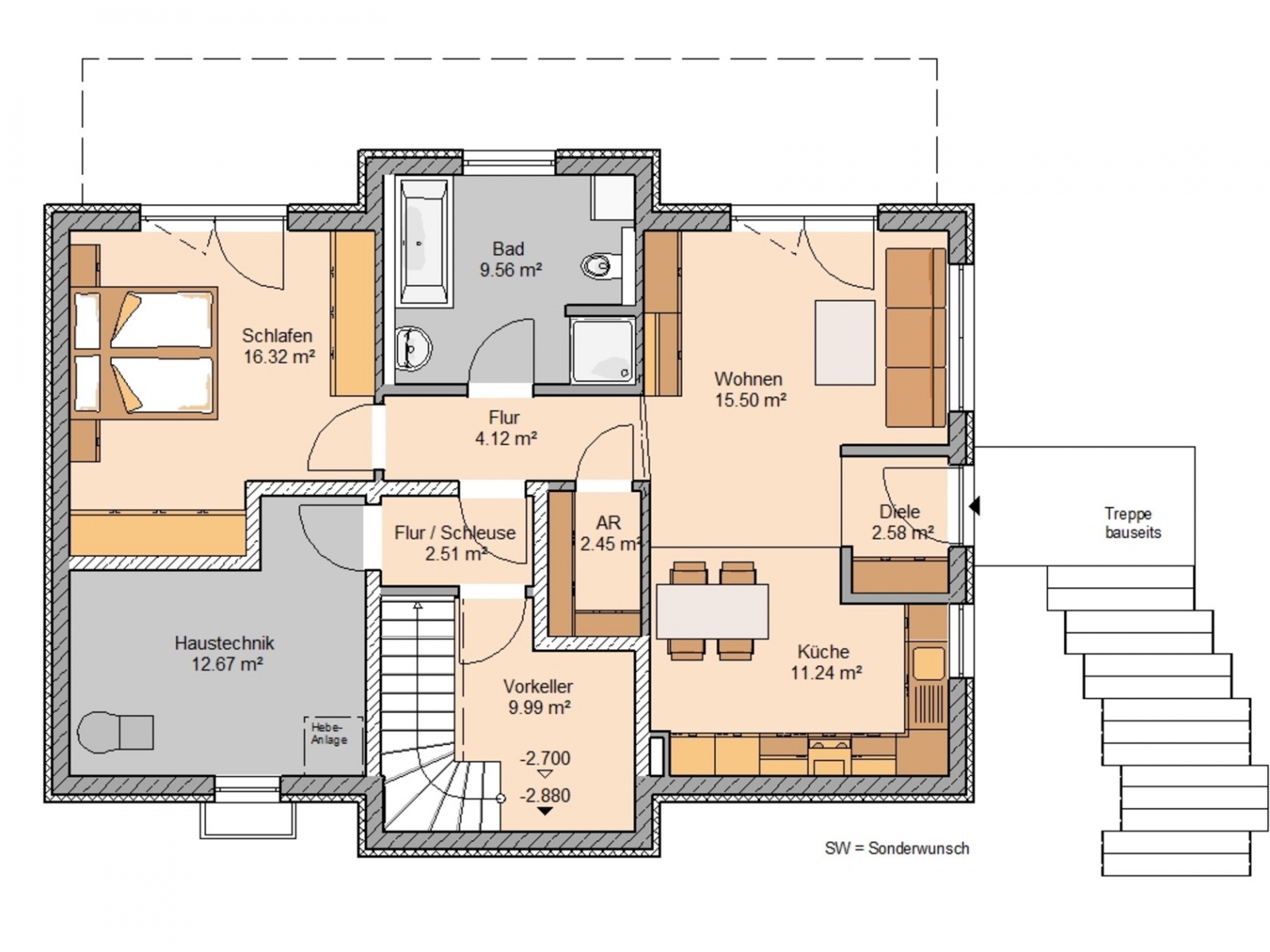 Aura mit Einliegerwohnung