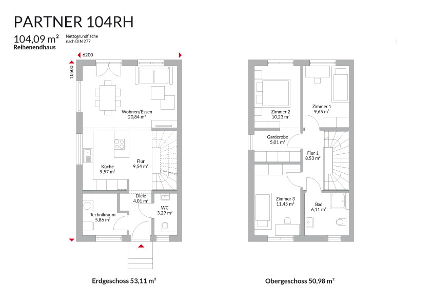 Partner 104RH (Reihenmittelhaus) Partner 104RH (Reihenmittelhaus)