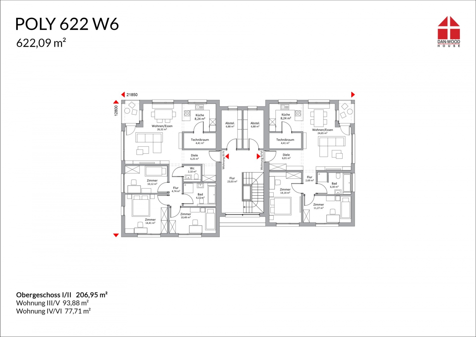 Poly 622 W6