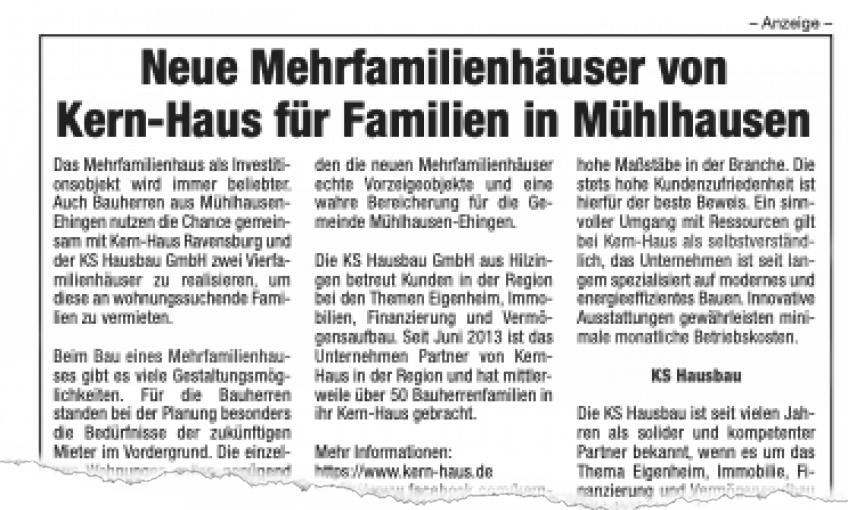 Kern-Haus für Familien in Mühlhausen